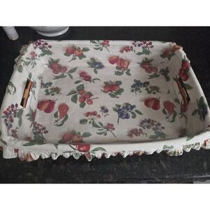 Longaberger Large Hostess Serving Tray 3 protectors 2 liners 10 Way Divider